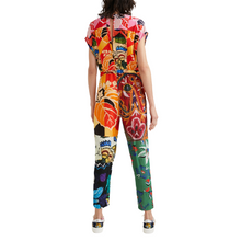 Load image into Gallery viewer, DESIGUAL Lacroix Wrap Jumpsuit - back