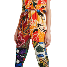 Load image into Gallery viewer, DESIGUAL Lacroix Wrap Jumpsuit - waist detail