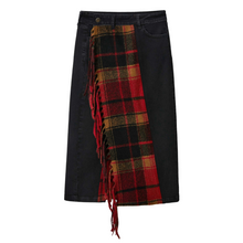 Load image into Gallery viewer, DESIGUAL Denim Pencil Skirt - product image