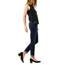 Load image into Gallery viewer, MAVI Ada Indigo Brushed Tribeca - side