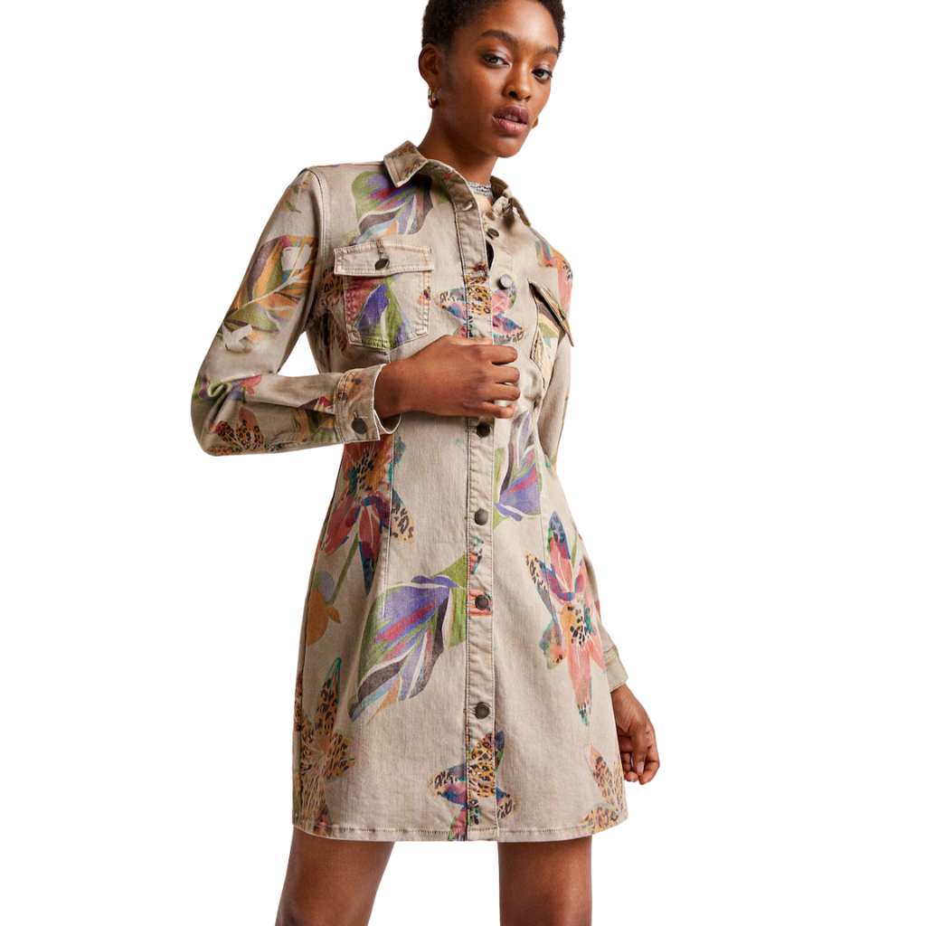 DESIGUAL Budapest Denim Dress