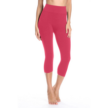 Load image into Gallery viewer, ORANGE High-band Capri Legging - fuchsia
