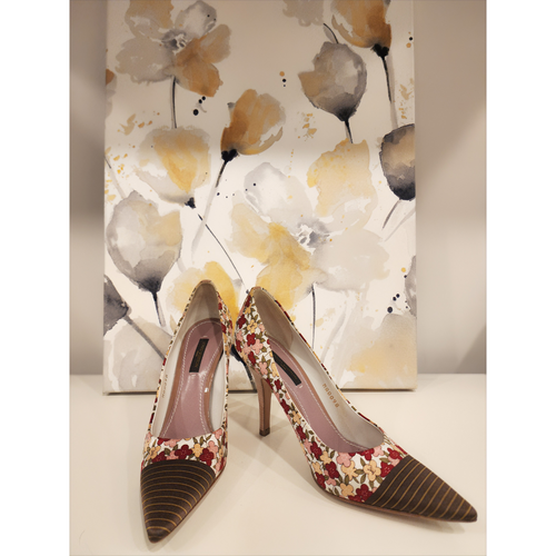 PRE-LOVED Luis Vuitton Floral Pumps
