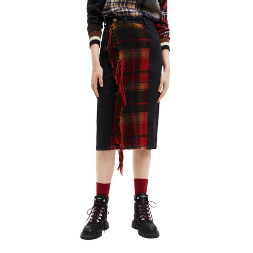 DESIGUAL Denim Pencil Skirt