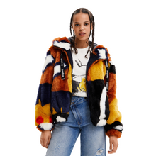 Load image into Gallery viewer, DESIGUAL Multicoloured Plush Coat
