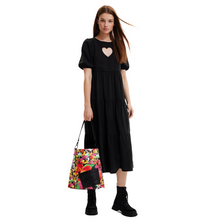 Load image into Gallery viewer, Model wearing DESIGUAL Floral Bucket Bag
